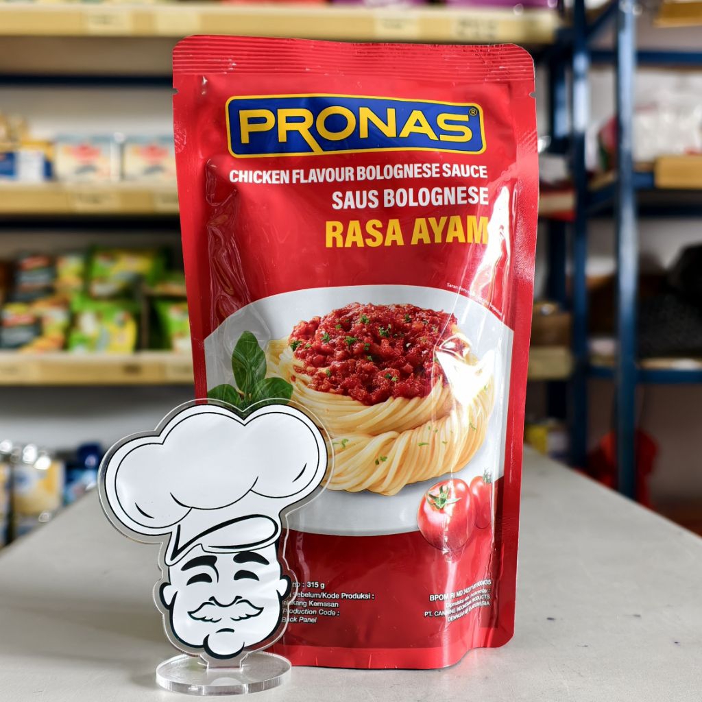 

Pronas Saus Spaghetti Ayam 315Gr / Chicken Spaghetty Sauce Pronas 315Gr / Saus Spageti Ayam