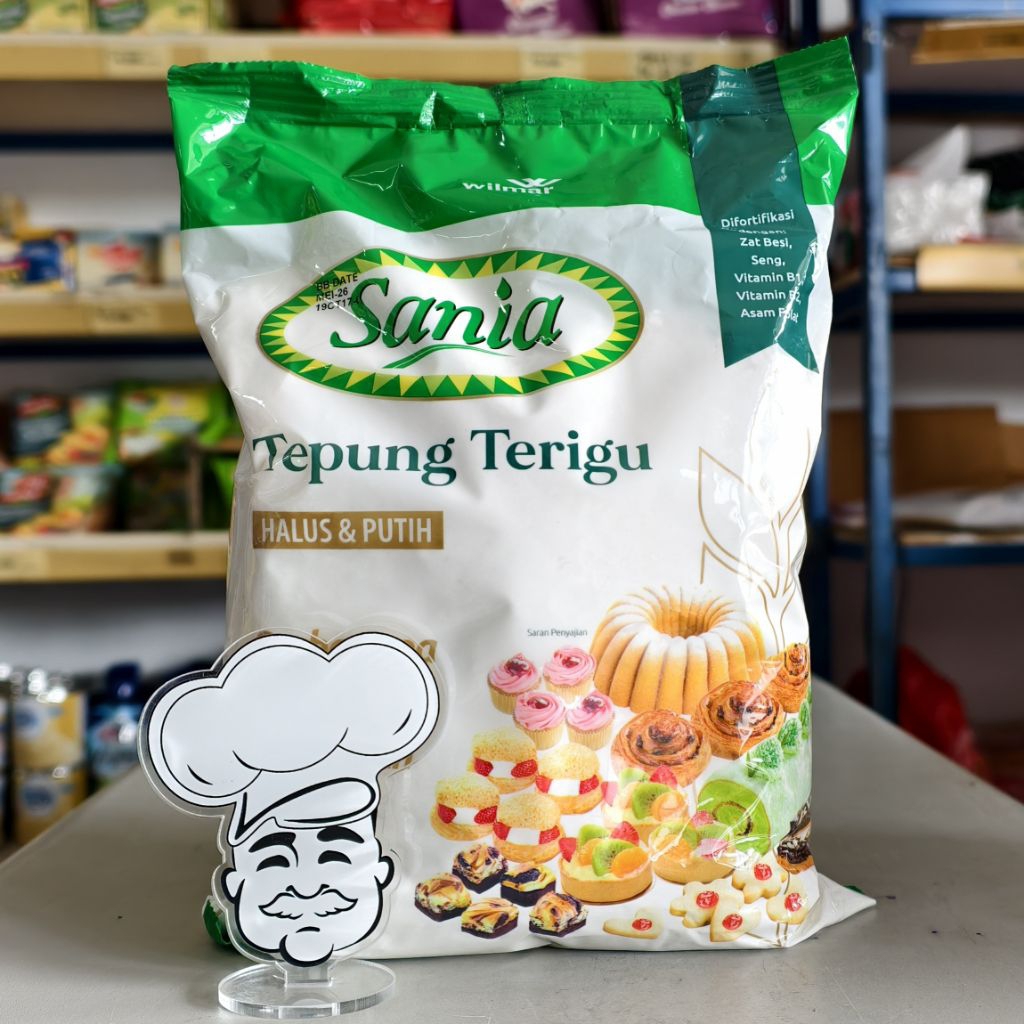 

Tepung Serbaguna Sania 1Kg / Tepung Terigu Serbaguna Sania 1Kg
