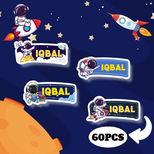 

Label Nama Astronot Lucu – 60 pcs