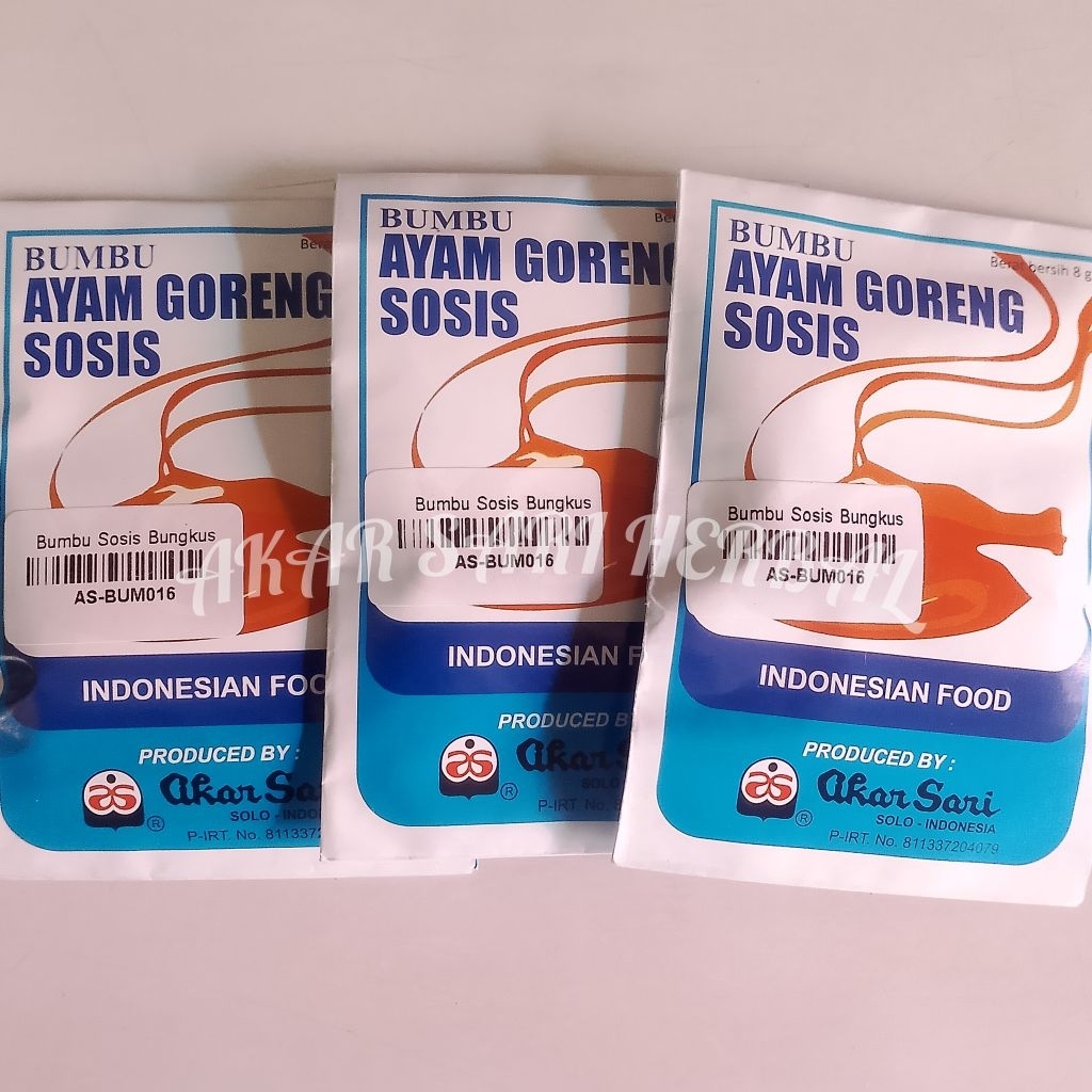 

Akar Sari - Bumbu Ayam Goreng / Sosis - Bumbu Rempah Instan