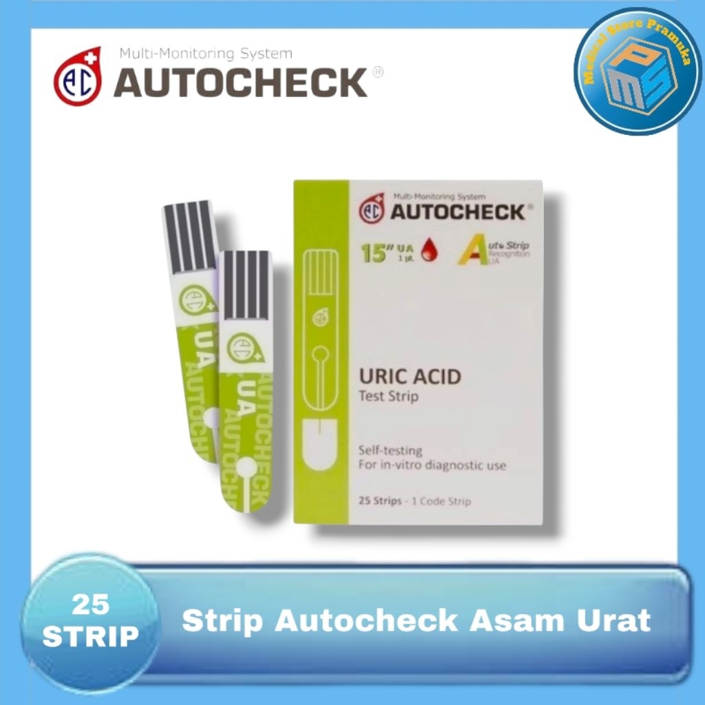 Strip Autocheck Asam Urat  Strip Autocheck UA  Isi Ulang Autocheck Asam Urat