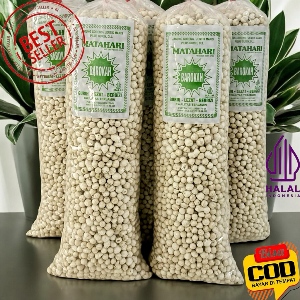 

Pilus kletuk khas tegal (butiran besar) isi 1 kilo bawang kucai gurih dan renyah