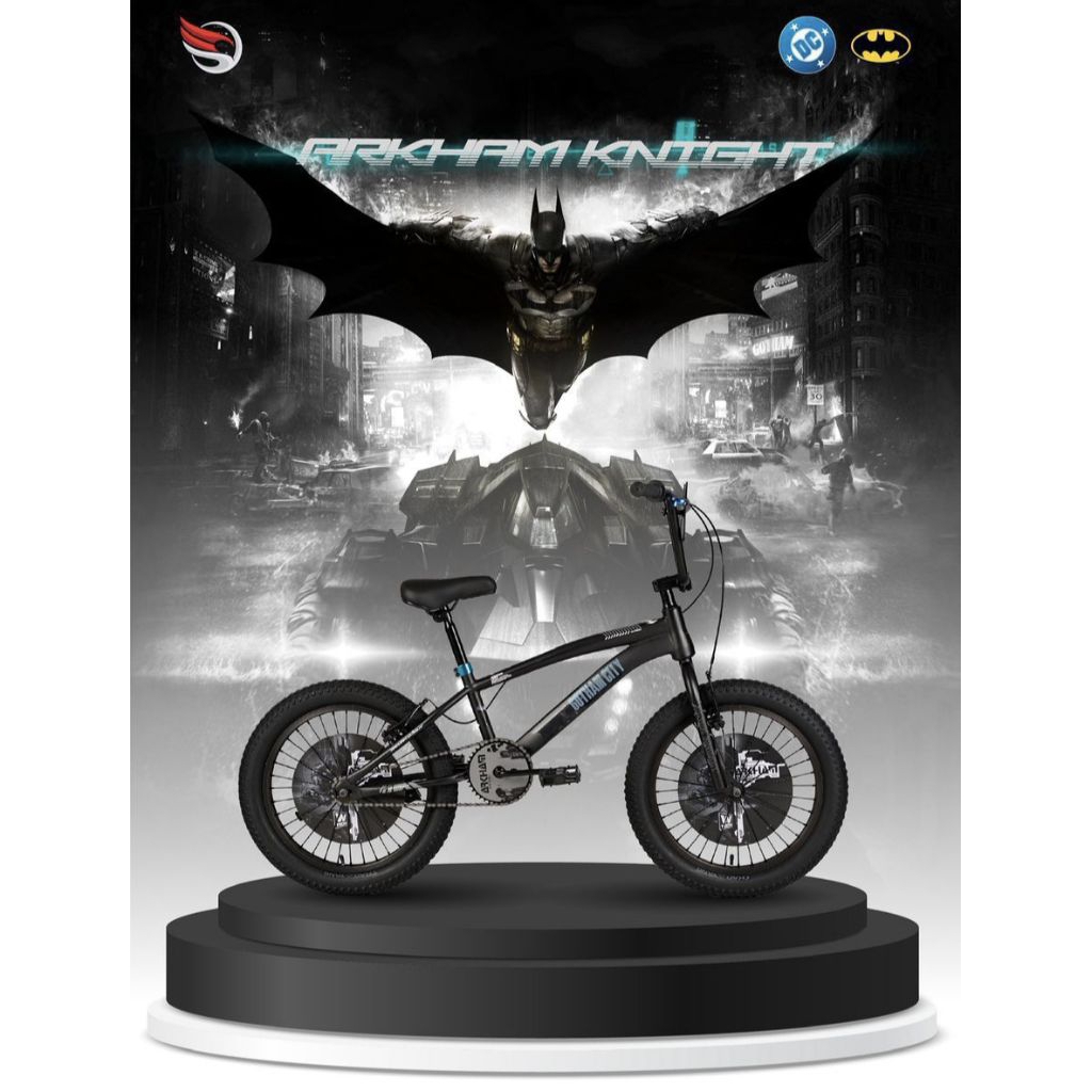 SEPEDA BMX ANAK LAKI LAKI 20 INCH ELEMENT BATMAN ARKHAM / PACIFIC HOTSHOT BATMAN BAN JUMBO 3.0