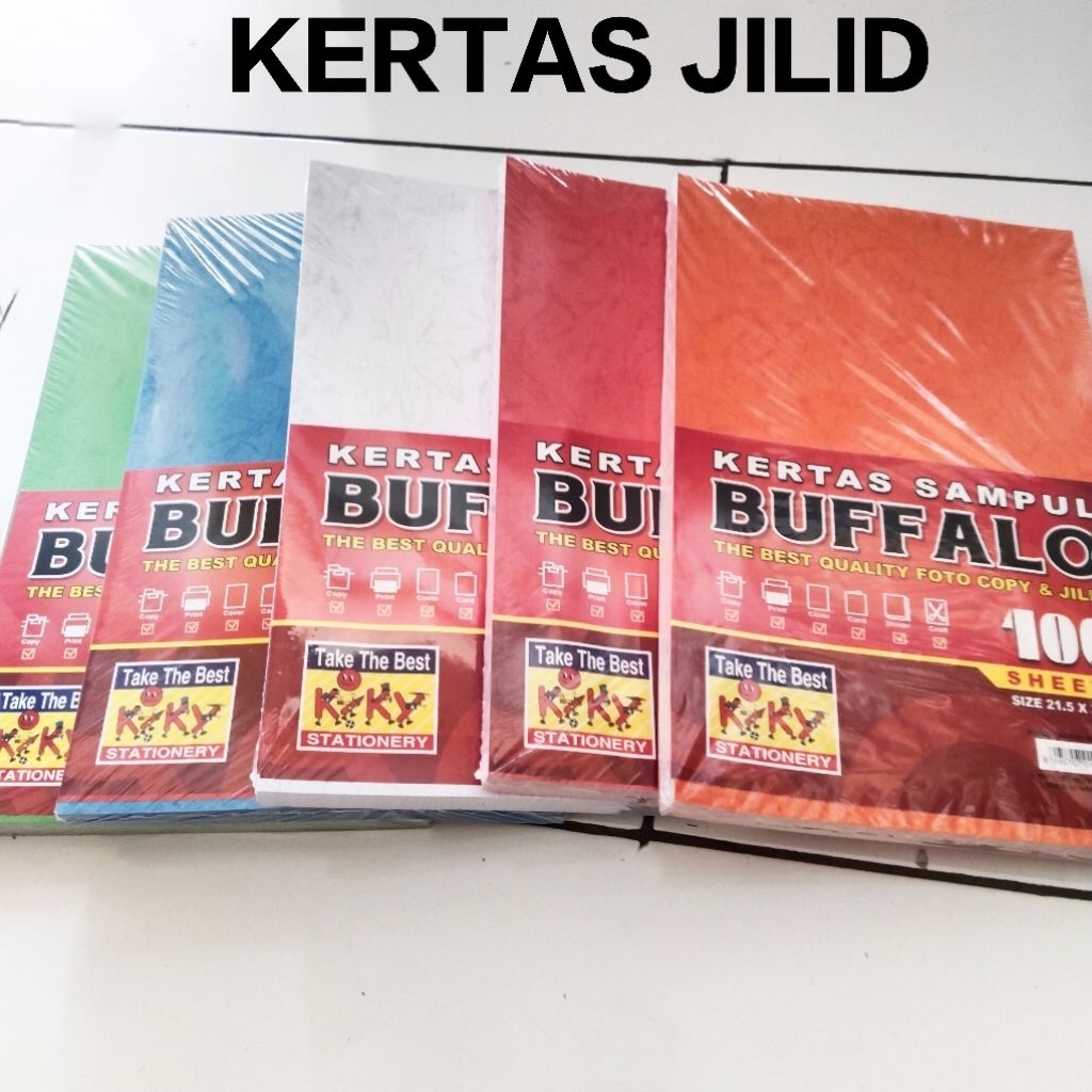 

kertas Jilid Warna F4 Per 25 Lembar