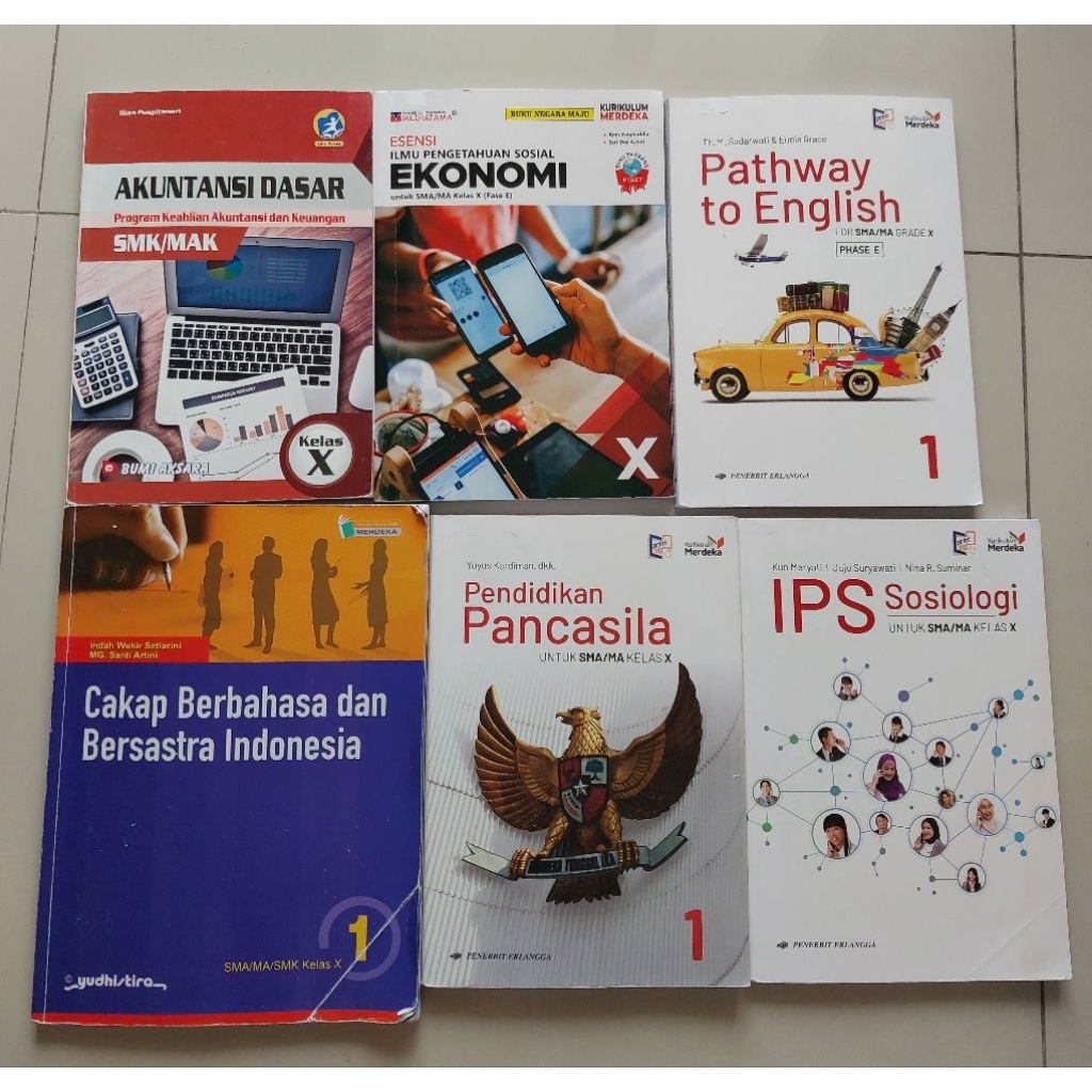 

PRELOVED BUKU PELAJARAN KELAS 10 & 11 KURIKULUM MERDEKA