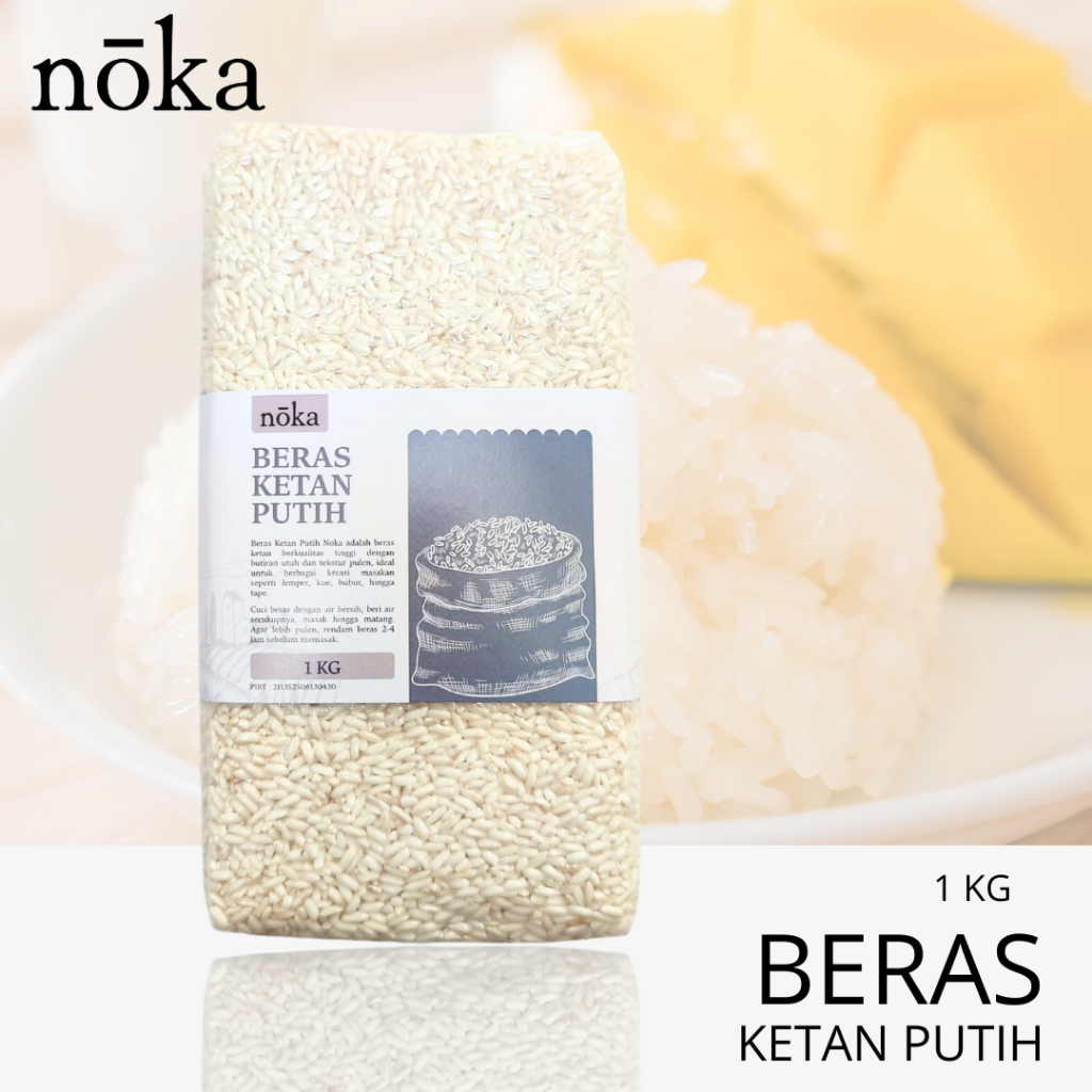 

Beras Ketan Putih Noka 1kg