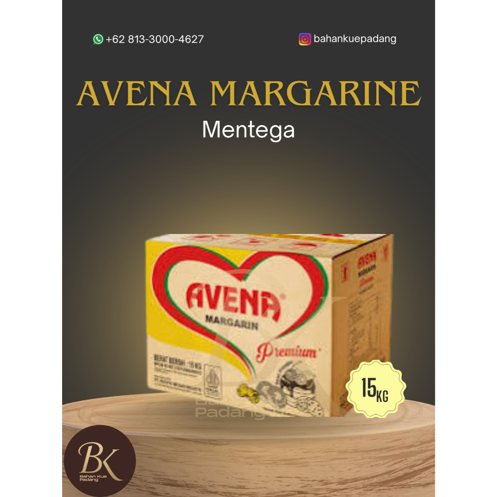 

[1 Dus] Avena Margarine Mentega Premium 15Kg - Margarine Serbaguna untuk Baking & Cooking