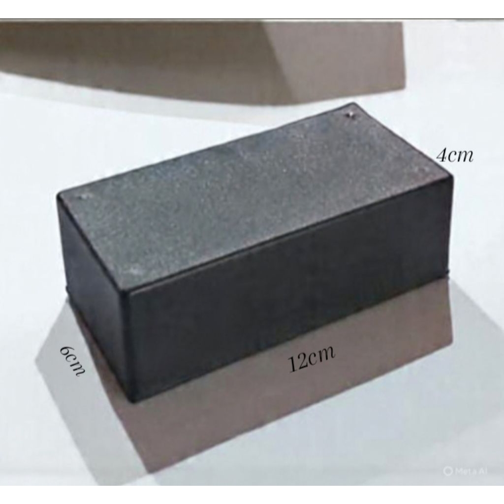 Box Kotak KX 2 / Box Plastik hitam X2 box plastik serbaguna