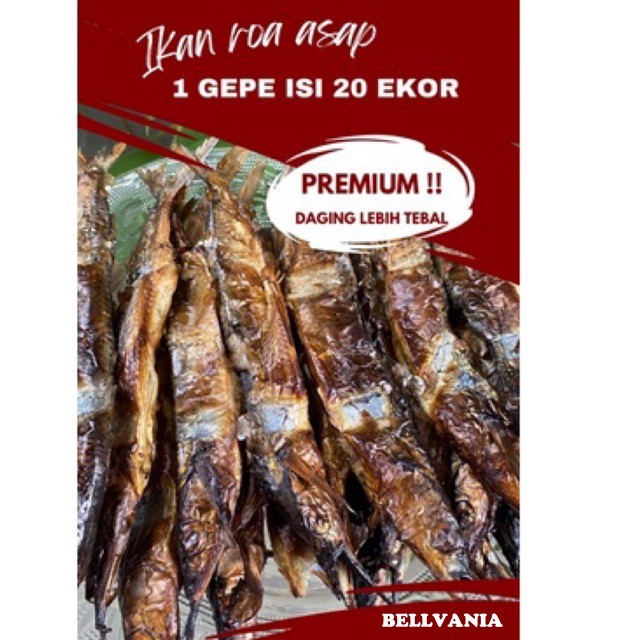 

IKAN ROA ASAP 1 PAKET ISI 5 EKOR [IKAN ROA ASAP] / Ikan Roa Asap