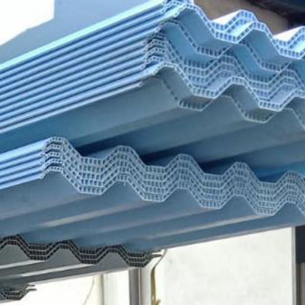 Atap UPVC Rooftop Biru