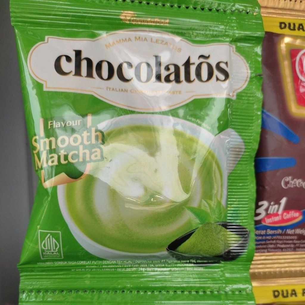 

CHOCOLATOS MATCHA 1 RENTENG ISI 10PCS