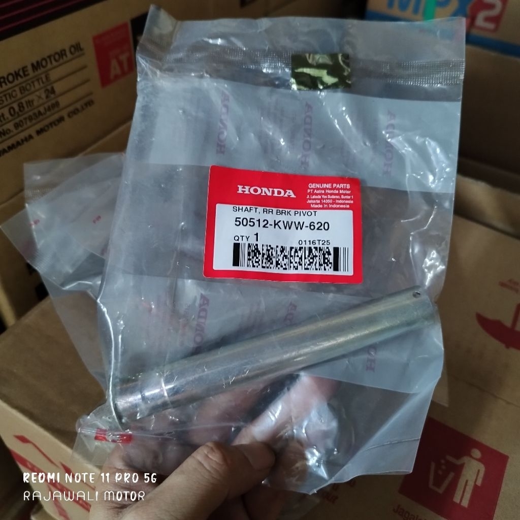 50512-KWW-620 As Standar Tengah Honda Supra X 125 FI New KWW AHM Original