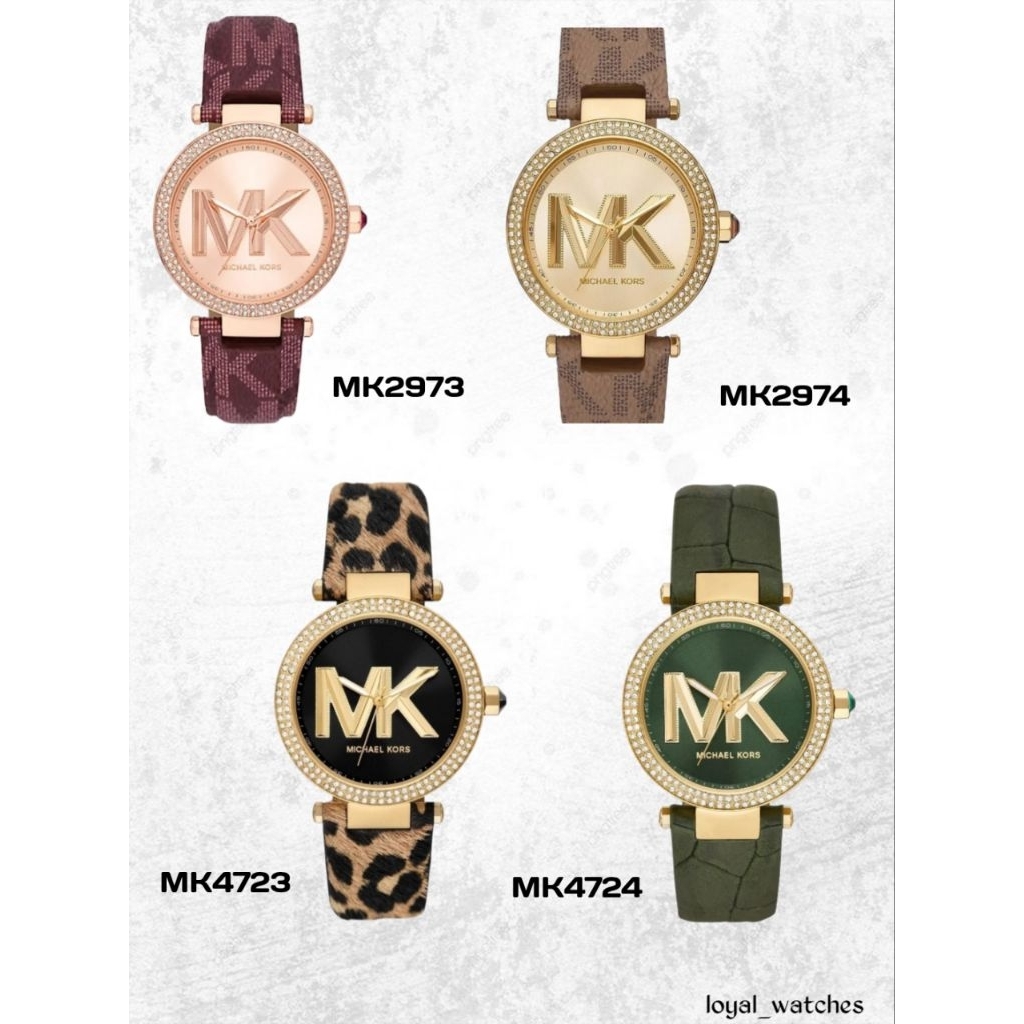 JAM TANGAN WANITA LEATHER TERBARU MK2973, MK2974, MK4723, MK4724