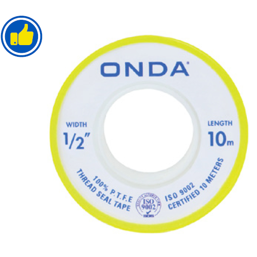 Sealtape ONDA ST01 10 Meter – TBA Seal Tape Putih Pipa Air Gas