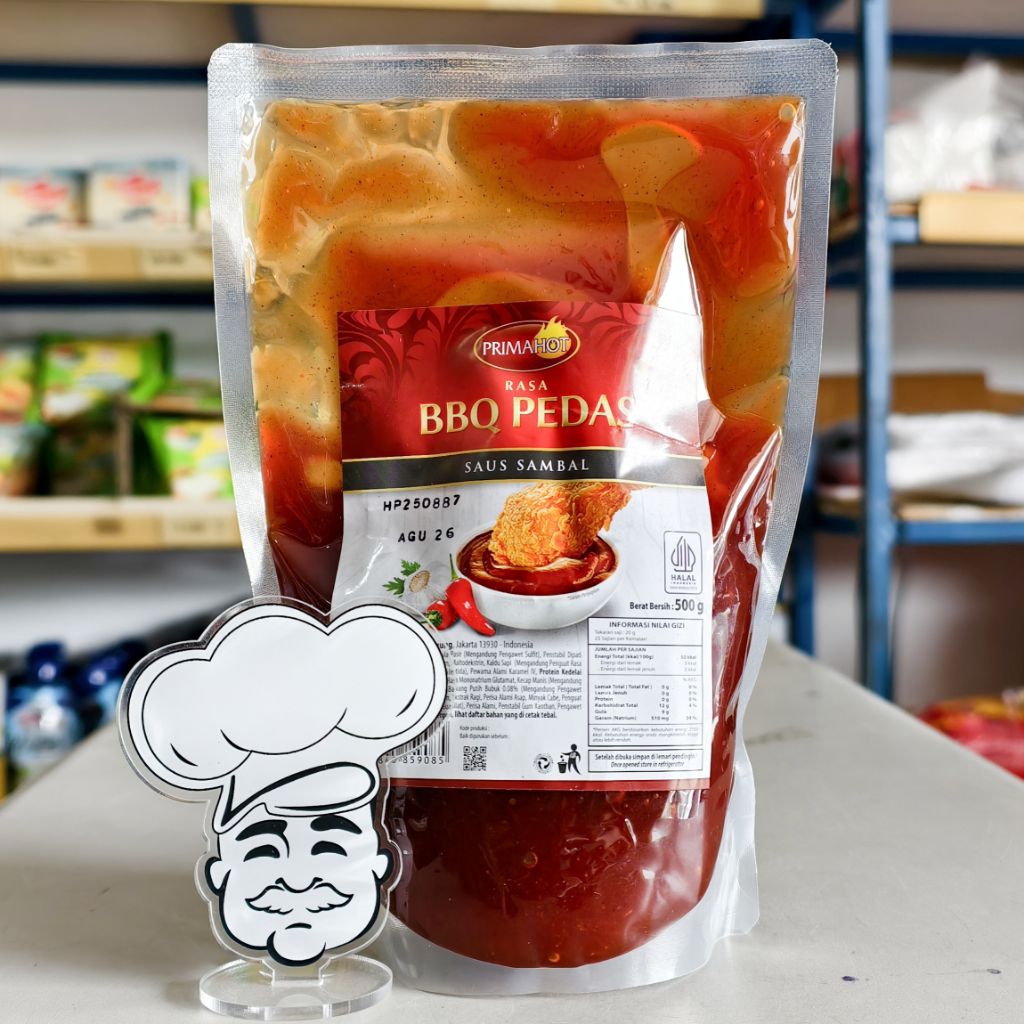 

Prima Hot BBQ 500Gr / Prima Saus Pedas Barbeque 500Gr / Hot BBQ Sauce 500Gr