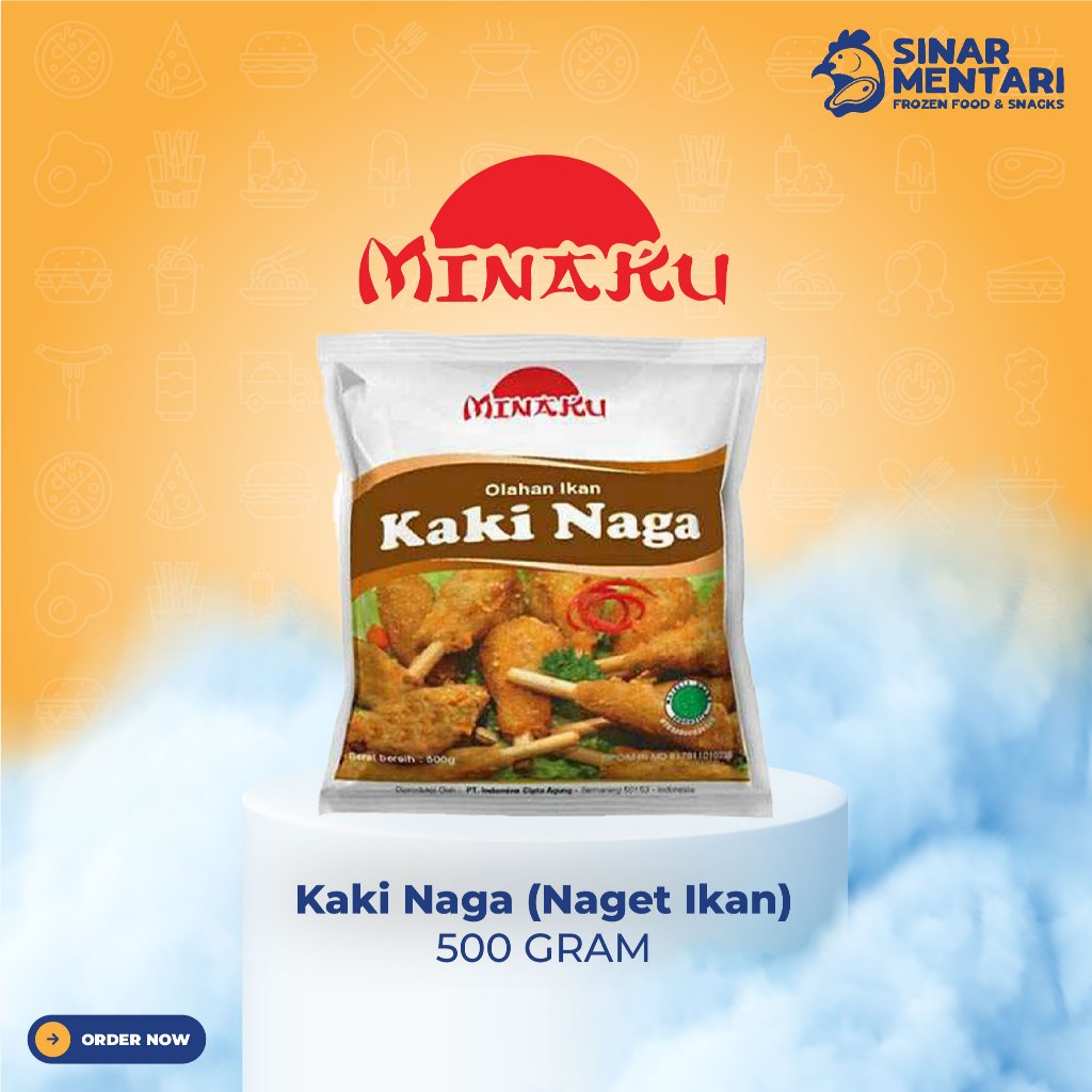 

Minaku Kaki Naga / Naget Ikan 500 Gram