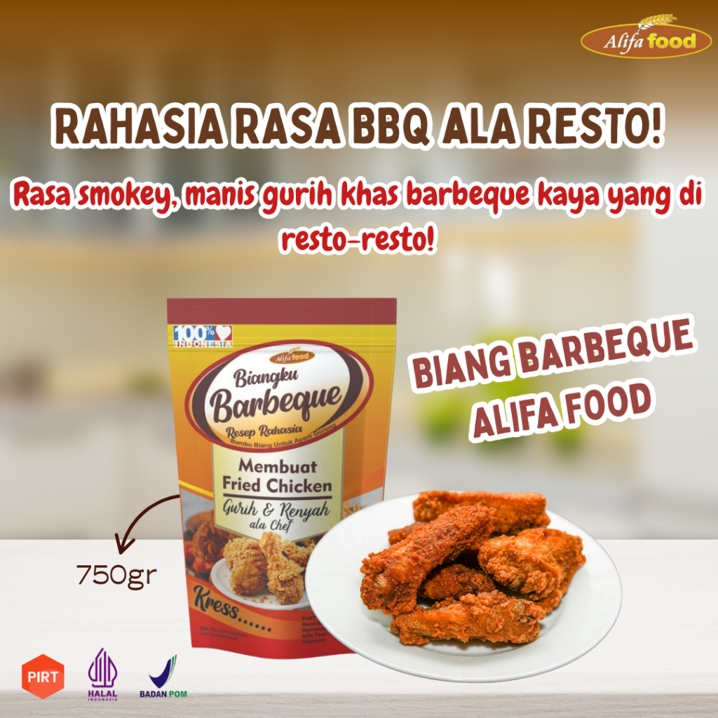 

Biang Barbeque 750gr, Biang Tepung Bumbu BBQ