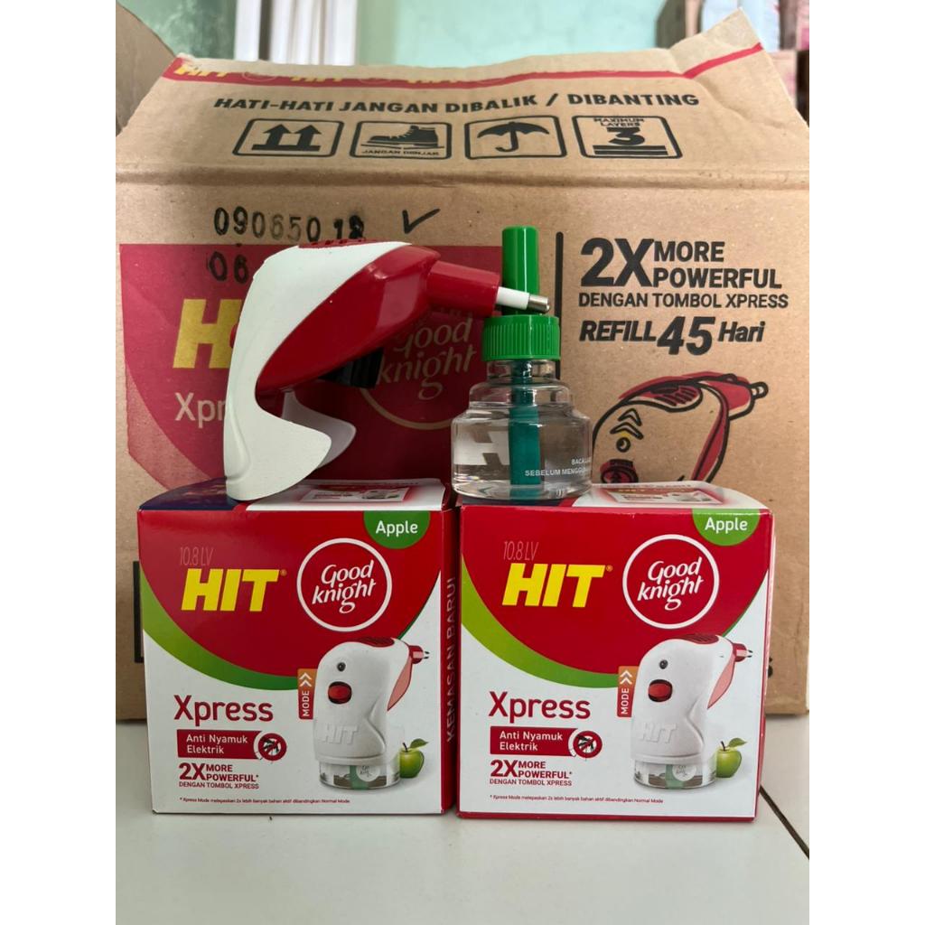 HIT Xpress Obat Nyamuk Cair Elektrik Apel Alat + Isi Ulang 35 ml