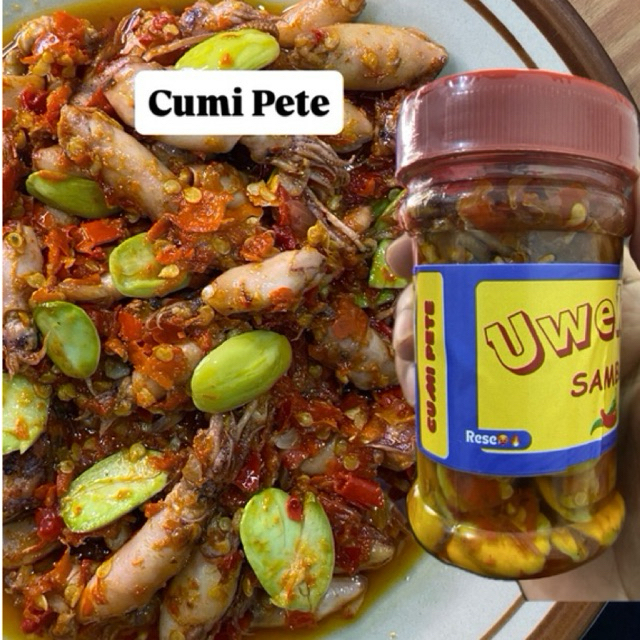 

[150] Sambal Pete Cumi Pedas enak gurih praktis murah Makanan Toples