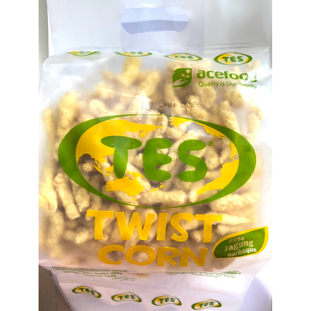

Cemilan Snack Twist Corn Jagung Bakar Manis Gurih 225 Gram