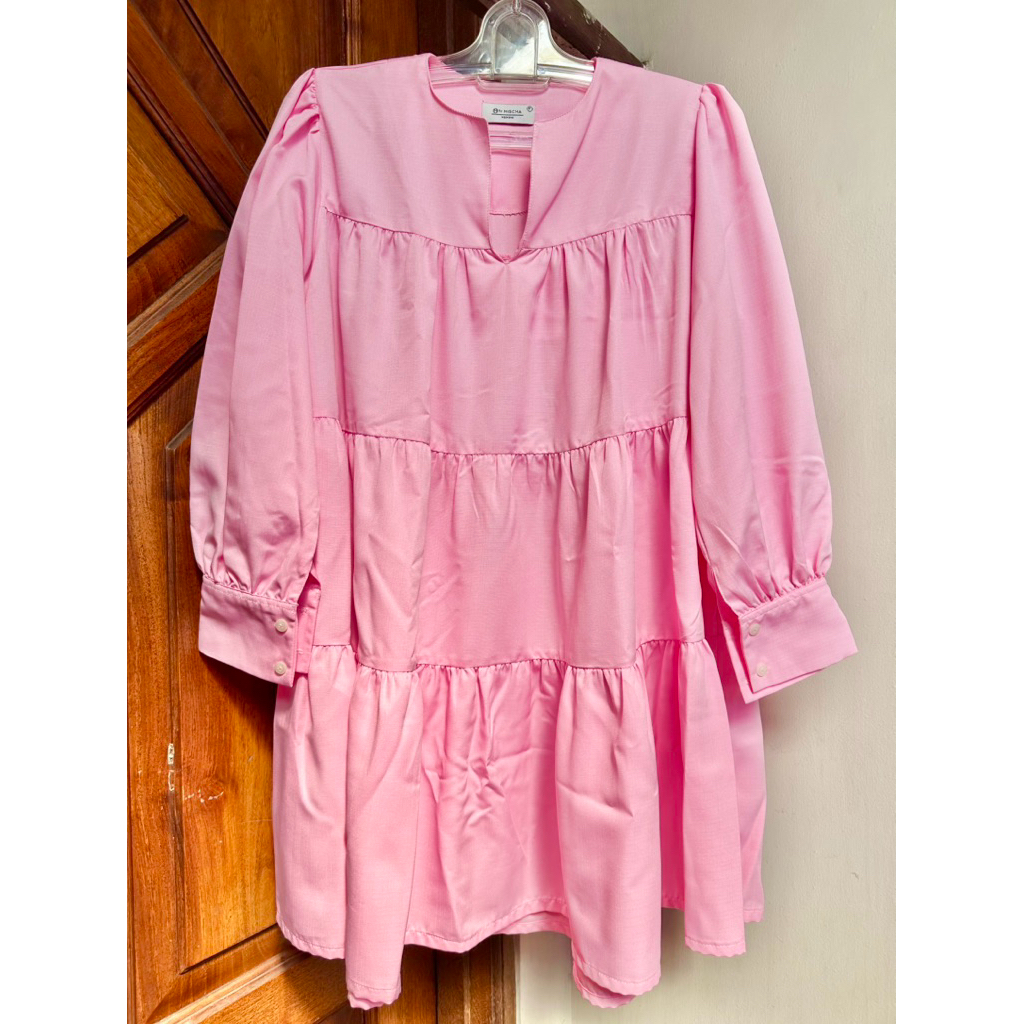 [PRELOVED LIKE NEW] Pink Willow Dress wanita - M by Mischa