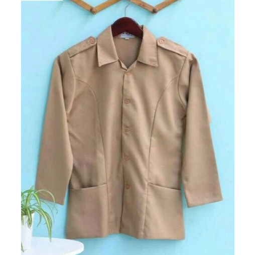 1STEL SERAGAM PRAMUKA PEMBINA RAPILO WANITA / BAJU PRAMUKA WANITA PEMBINA / ROK PANJANG PRAMUKA GURU