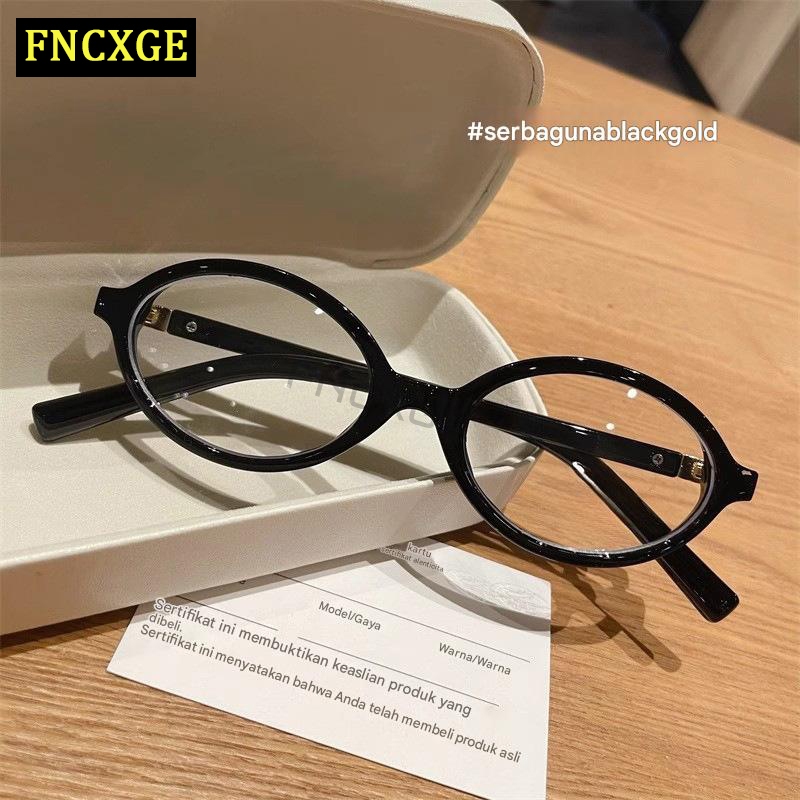 FNCXGE minus Kacamata Unisex Kualitas Tinggi Untuk  Anti Radiasi Elips Kaca mata Wanita Pria Korea R