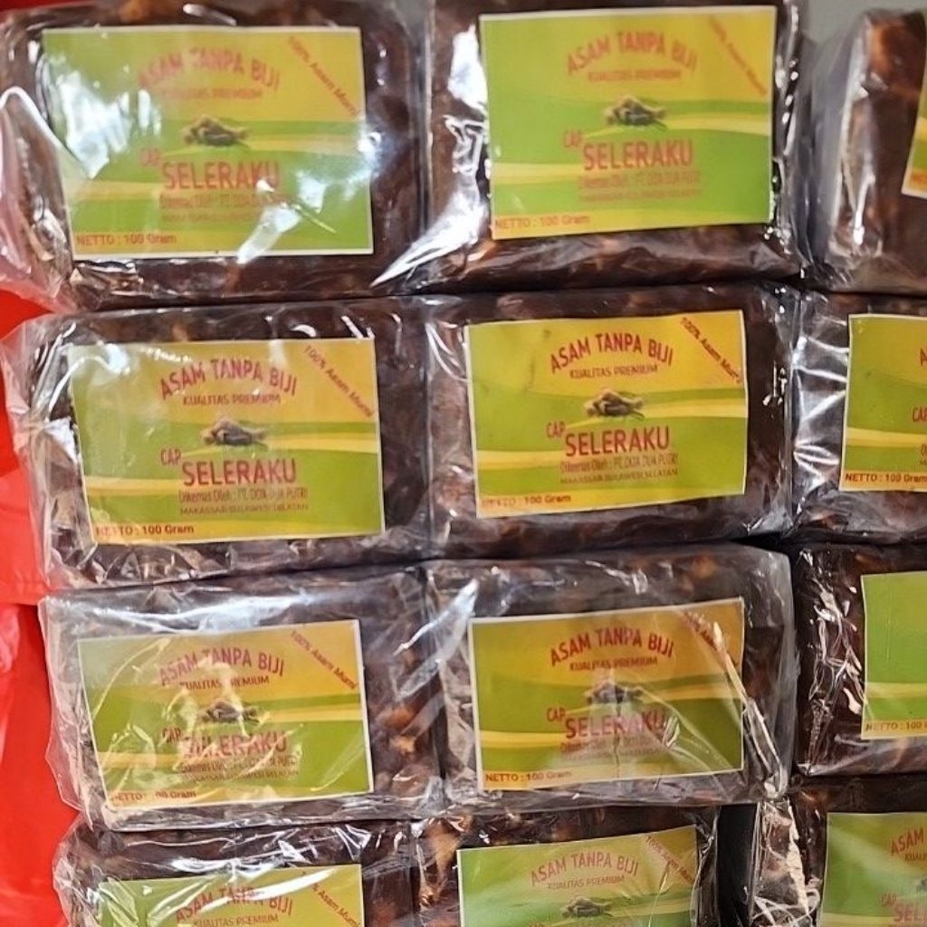 

Asam tanpa biji Kemasan 1 Kg, Isi 10 PCS