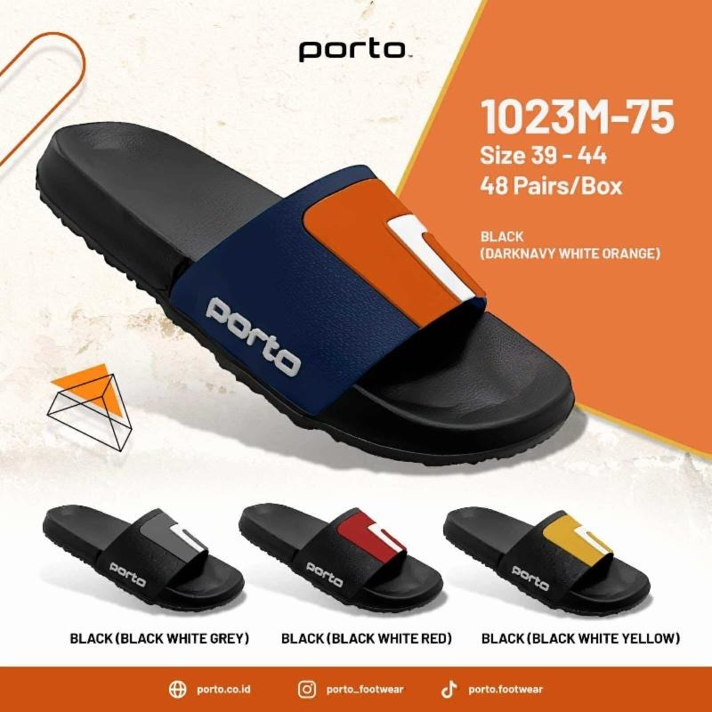 Sandal Karet Pria PORTO 1023 M-75 PORTO 39-44