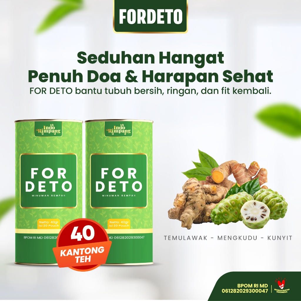

Termurah 2 PCS For Deto Teh Herbal - Mengkudu Kunyit Temulawak Untuk Detoks Tubuh, Pencernaan Lancar