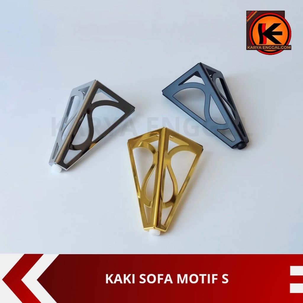 Kaki Sofa Hell Motif S / Kaki Sofa / Kaki Besi / Kaki Sofa Stainless Steel Chrome