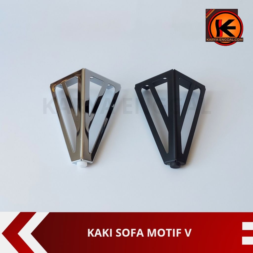 Kaki Sofa Hell Motif V / Kaki Sofa / Kaki Besi / Kaki Sofa Stainless Steel Chrome