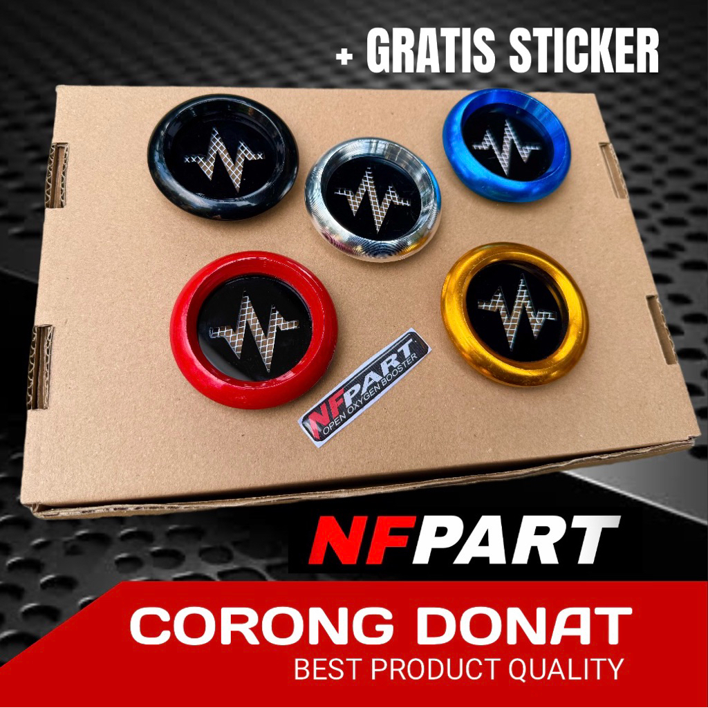 CORONG DONAT GRATIS STICKER TIMBUL UNIVERSAL◾️ GRATIS STICKER CORONG CUSTOM