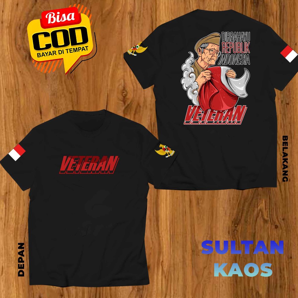 KAOS SABLON PRINT HUT RI KE 80TAHUN - KAOS AGUSTUSAN - KAOS DIRGAHAYU INDONESIA - TSHIRT DISTRO EDIS
