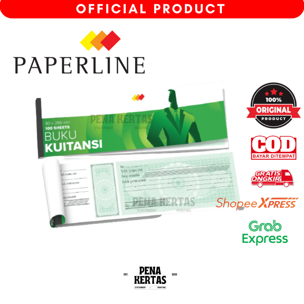 

Paperline - Nota Kwitansi - Buku Kwitansi untuk pembayaran - penakertas