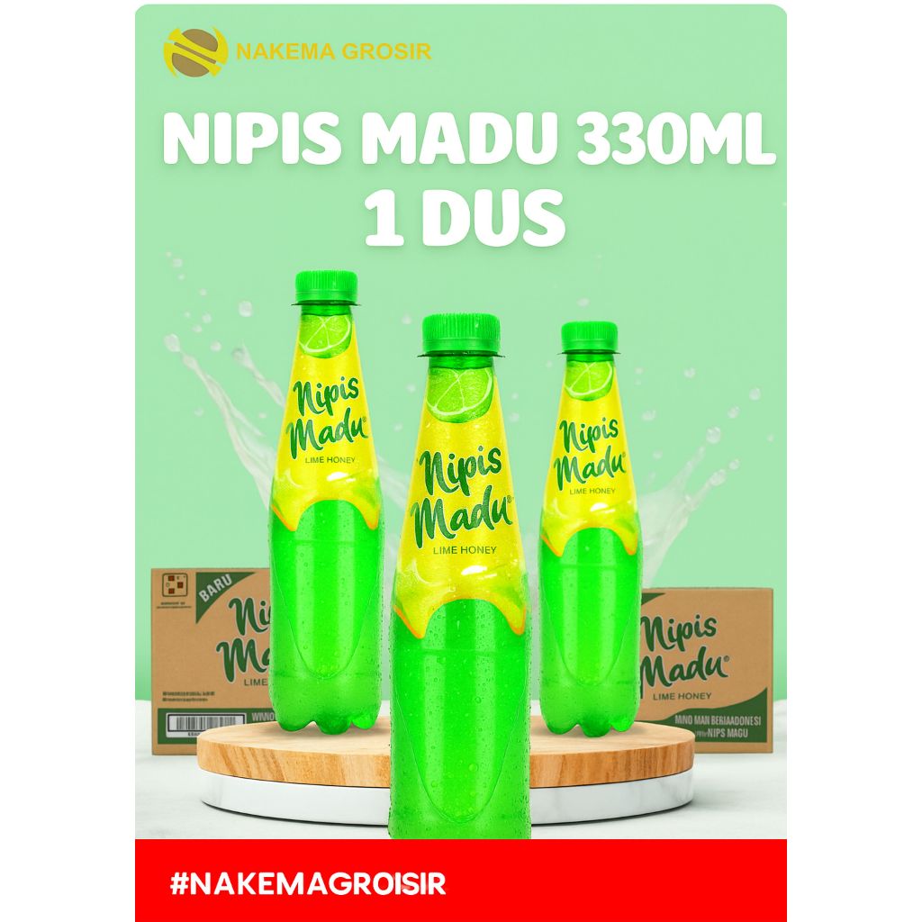 

Minuman Nipis Madu 330ml – 1 Dus Isi 12 Botol Segar Manis Cocok untuk Warung & Anak Kost