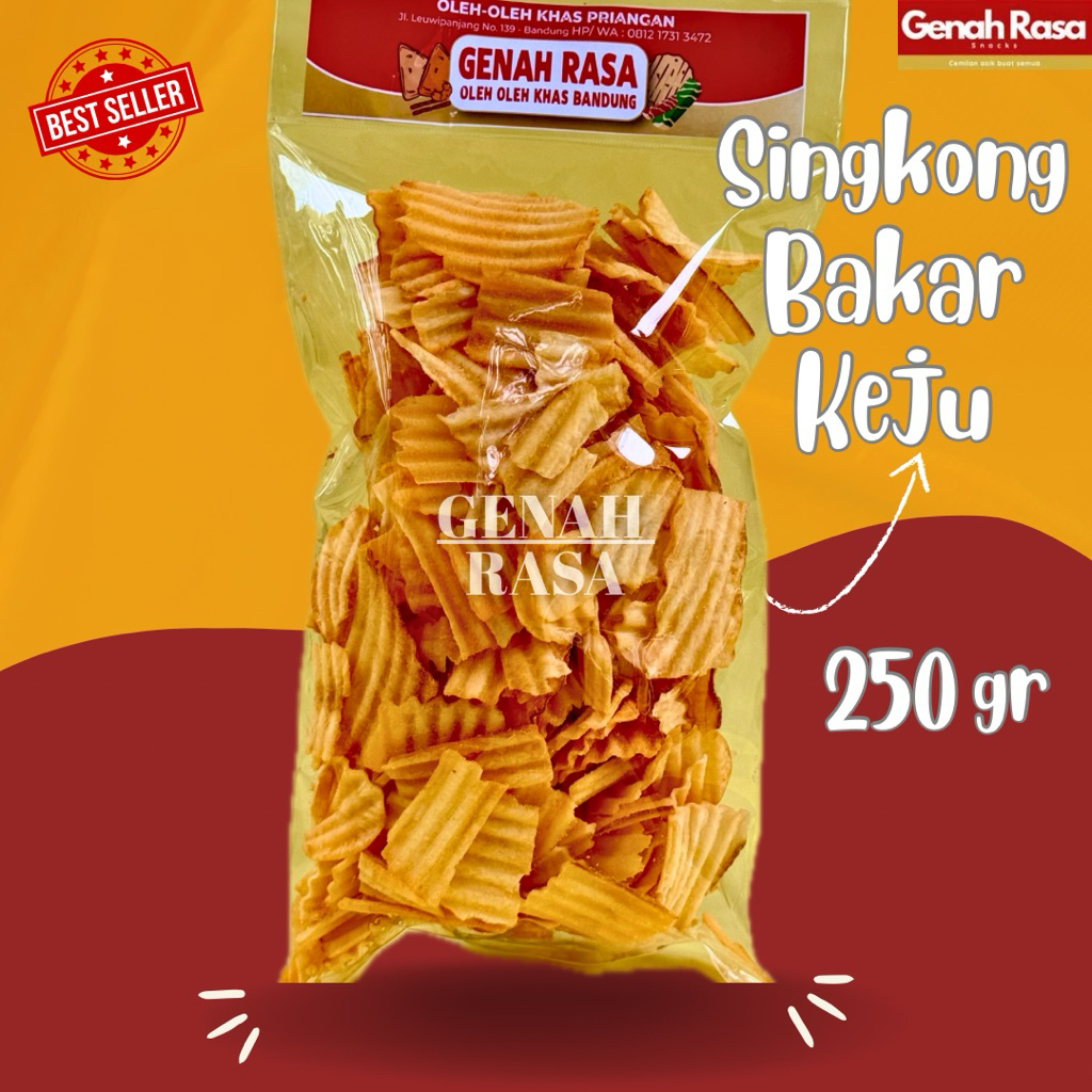 

Chuba Singkong Bakar Keju Tes 250 gr GENAH RASA