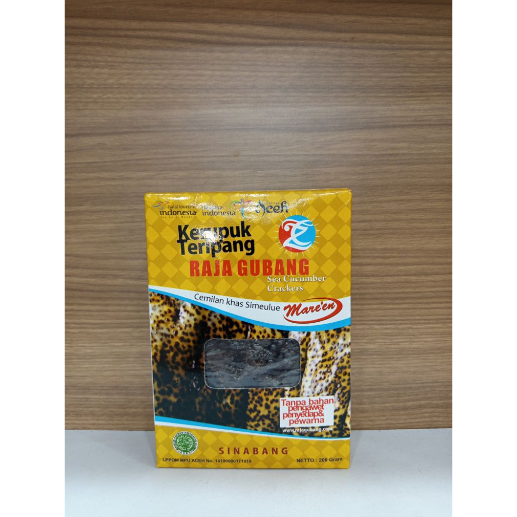 

kerupuk teripang, cemilan khas aceh