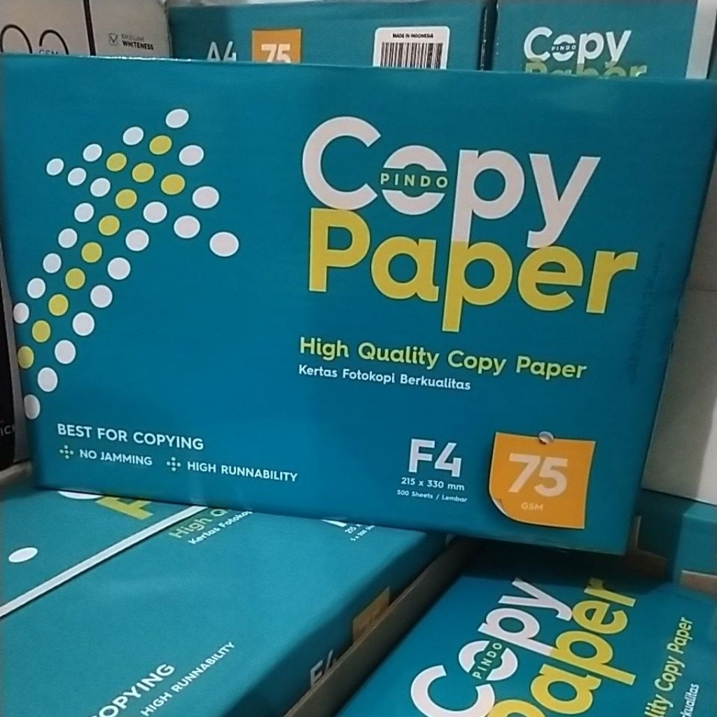 

kertas HVS F4 75 gsm copy paper / copy paper 75 g folio / copy paper 75 gram murah