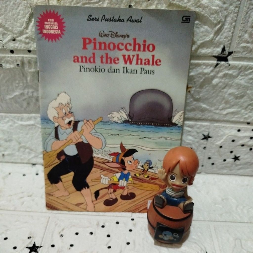 Buku Anak Pinocchio and the Whale Coret