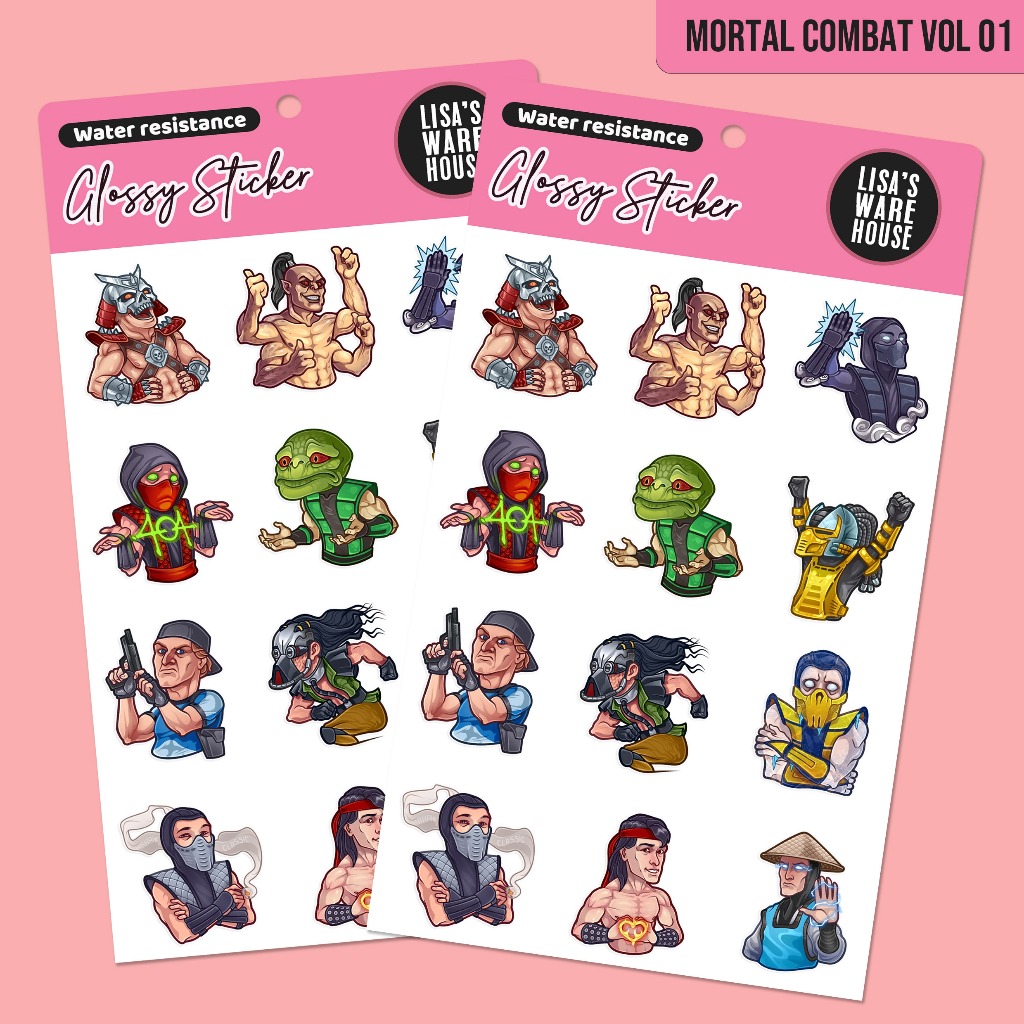 

Sticker Mortal Combat Volume 01