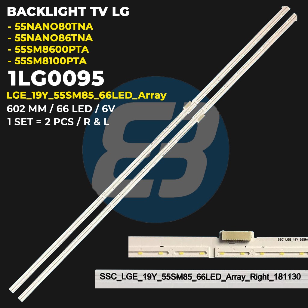 Backlight TV LG 55 Inch 55NANO80TNA 55SM8600PTA 55NANO86TNA 55SM8100PTA