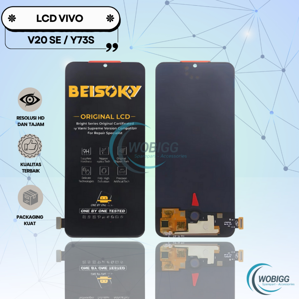 LCD TOUCHSCREEN VIVO V20SE / T1 / Y73S / S7E / V21E 5G FULLSET COMPLETE ORIGINAL NEW SPAREPART HP