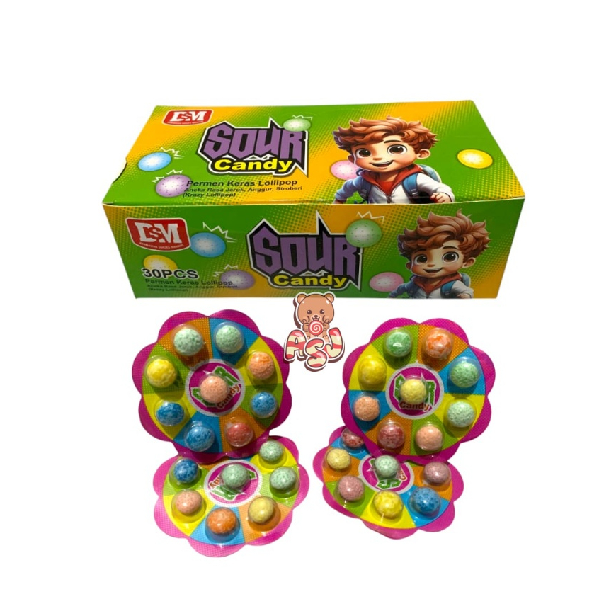 

DSM SOUR CANDY BOX HIJAU ISI 30