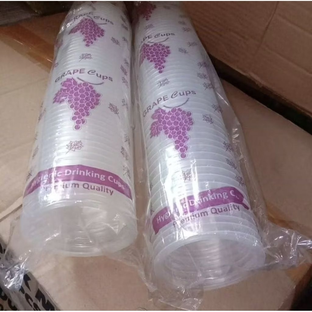 Isi 50 Pcs Gelas Anggur Plastik / Cup Anggur Aqua Kopi220ml