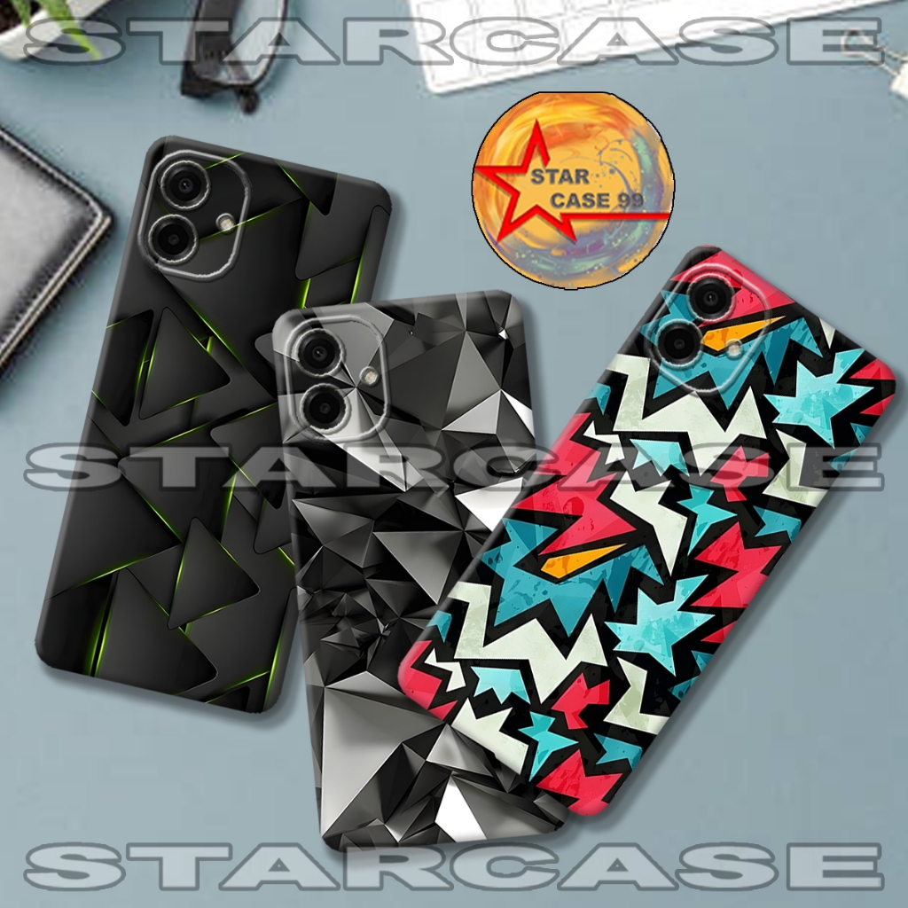 Softcase karet samsung a07/S10/Motif abstrak/casing samsung a07/case hp samsung a07