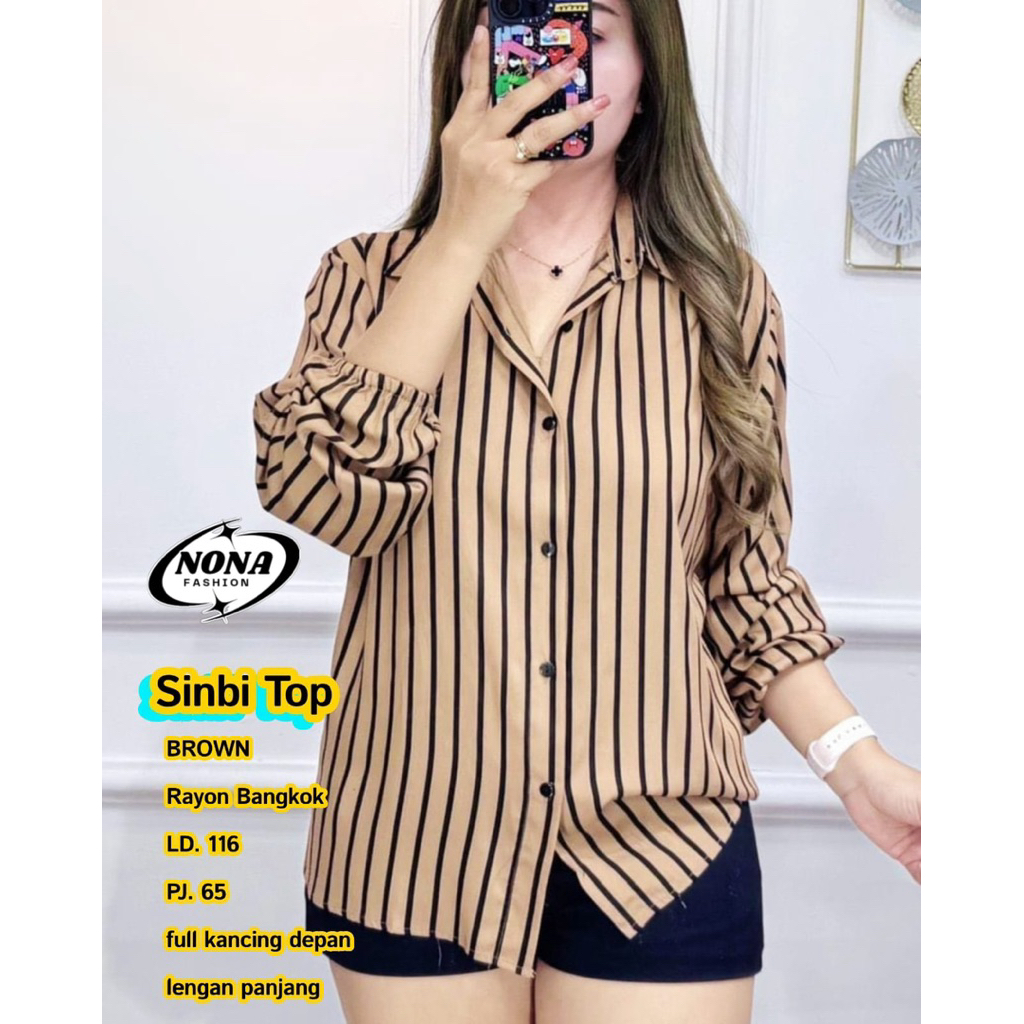 Sinbi Betta Kanno Destin Top Atasan Blouse
