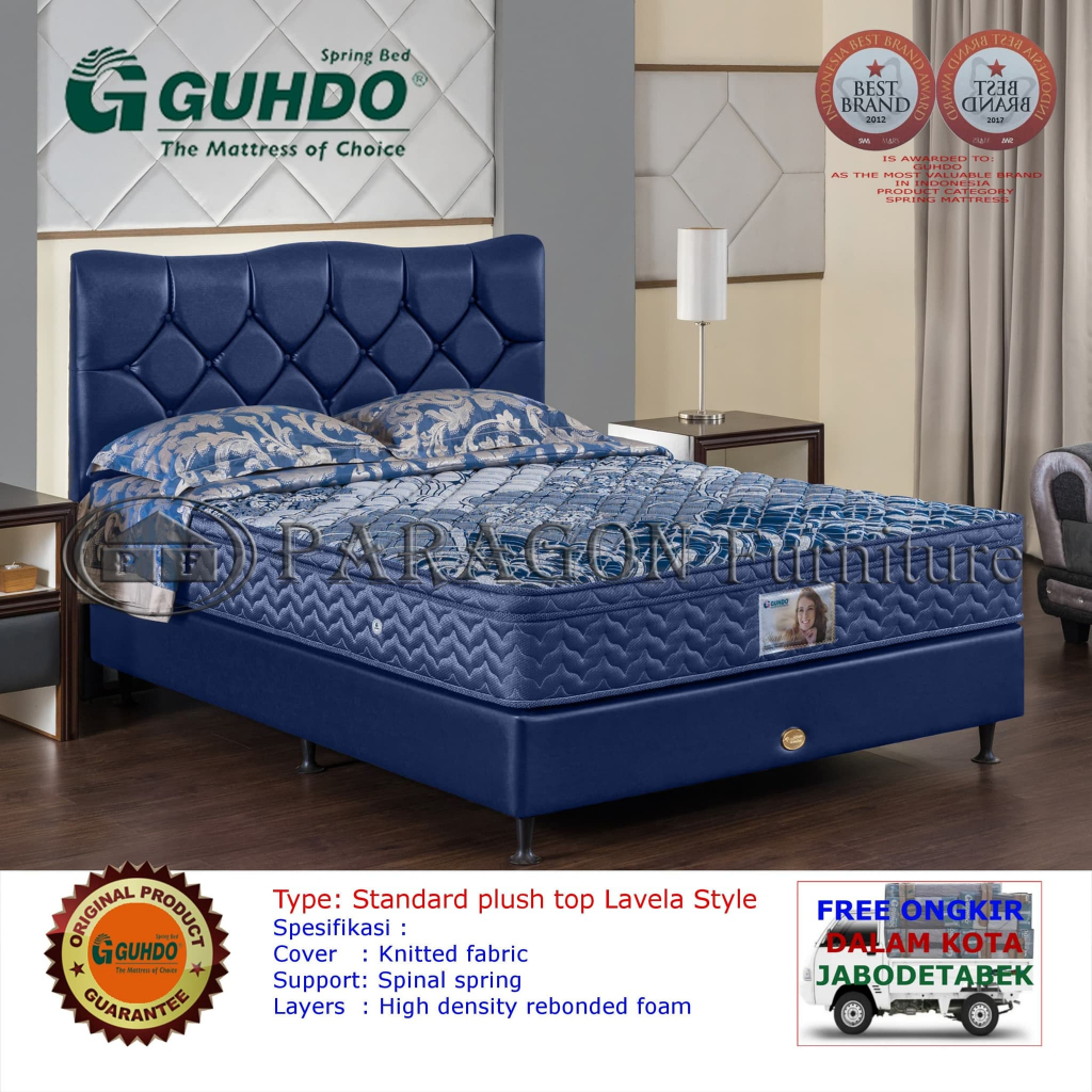 Spring bed Standard PT 160x200 Atlantic Lavela- Full set Guhdo
