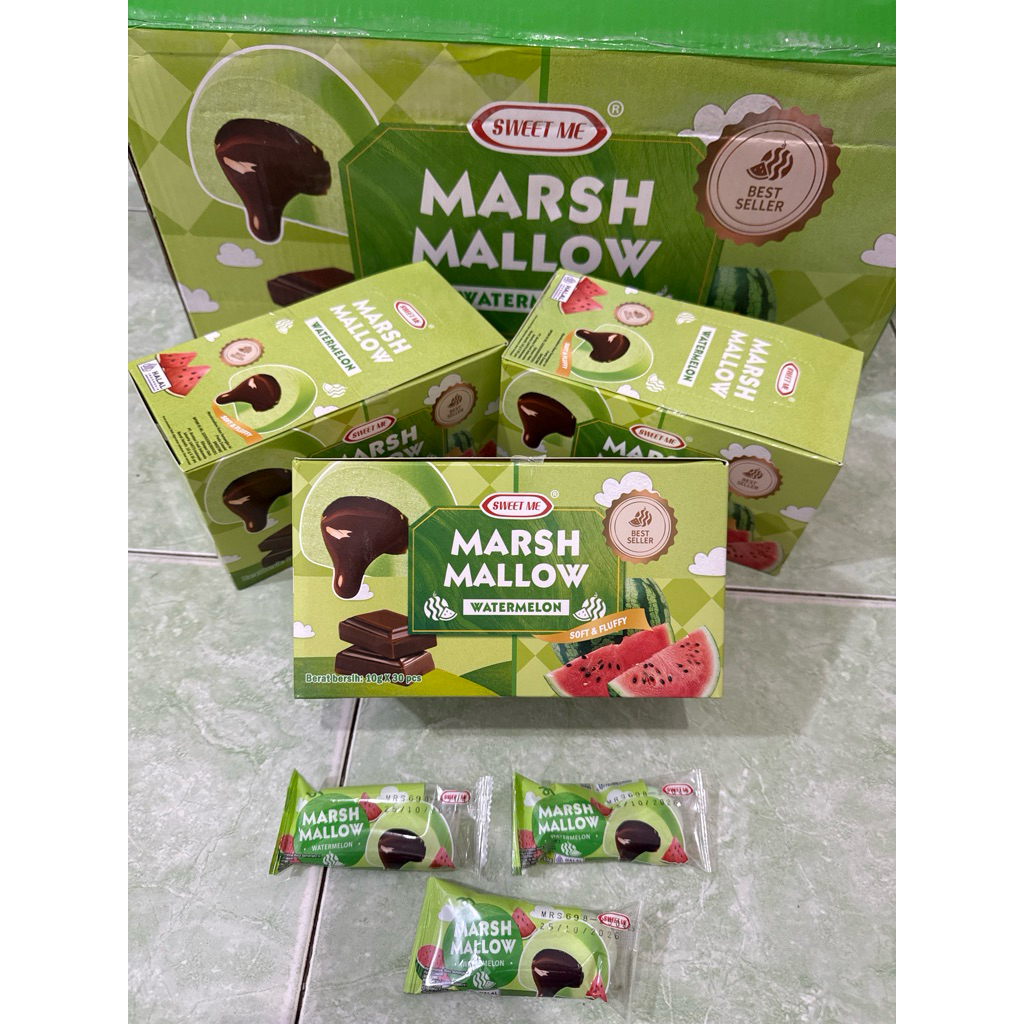 

MARSHMALLOW WATERMELON ISI 30pcs