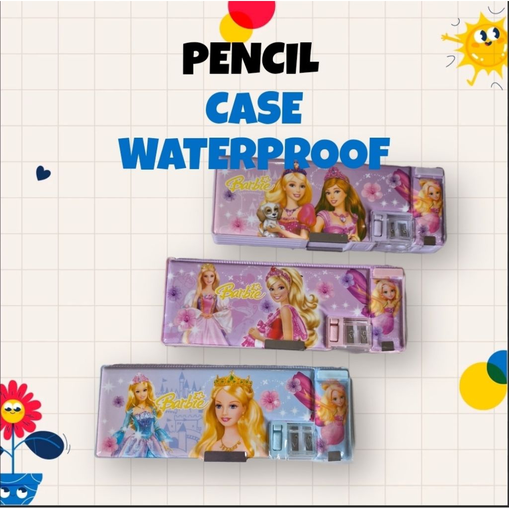 

SMB-Tempat Case Pensil 3D Waterproof / Kotak Pensil Magnet 2 Sisi